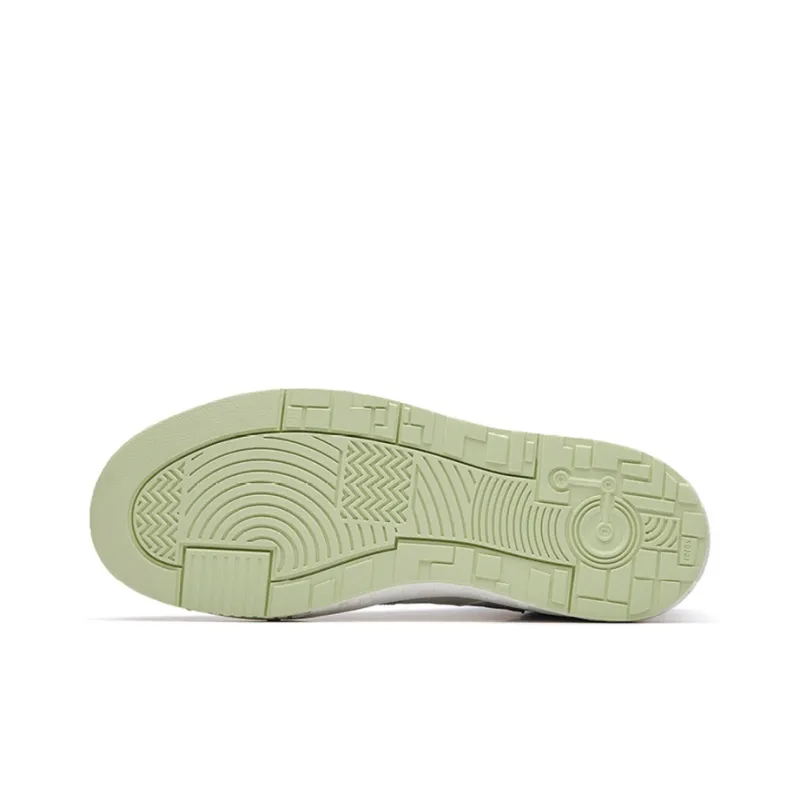 Anta Street Naughty Mid-Top Skateboard Shoes Men's White Gray-5
