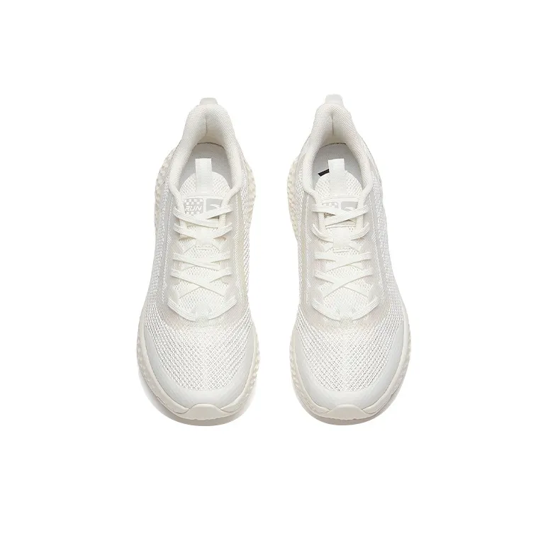 Anta Martian Foam Anti Slip Wear Resistant Low Top Running Shoes Women's Ivory White-2