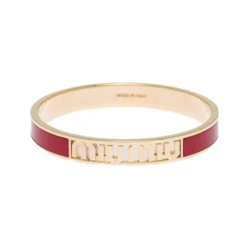 MIU MIU Metal Bangles Women's Red