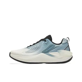 Anta C37+ Cushioning Rebound Low Top Running Shoes Men's White Blue