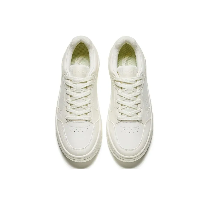 Anta 982GZ Cushioned Wear Resistant Breathable Low Top Skateboard Shoes Men's White-2