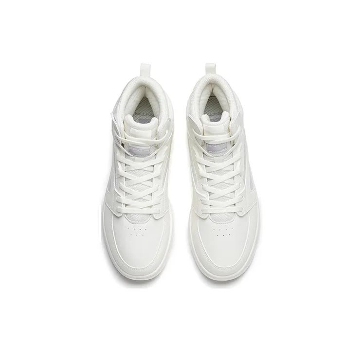Anta Street Naughty High Top Skateboard Shoes Women's White-3