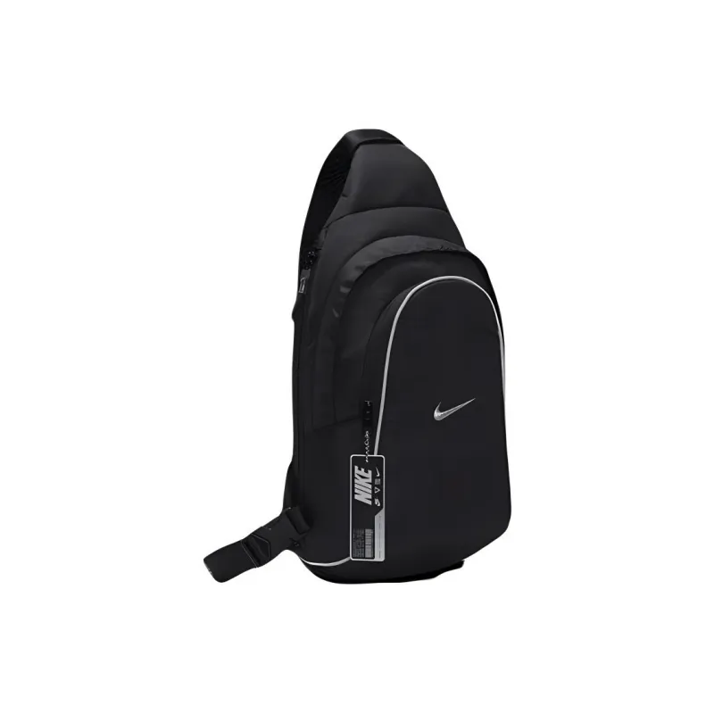 Nike Sportswear Essentials Series Nylon With Polyester Sling Bag Regular Unisex Black-1