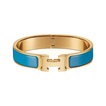 HERMES Gold Plated Bangles Women's
