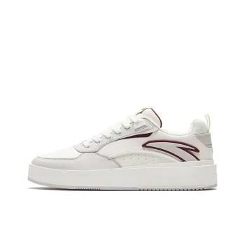 Anta Milk Lid 2 Durable Breathable Low Top Skateboard Shoes Men's White