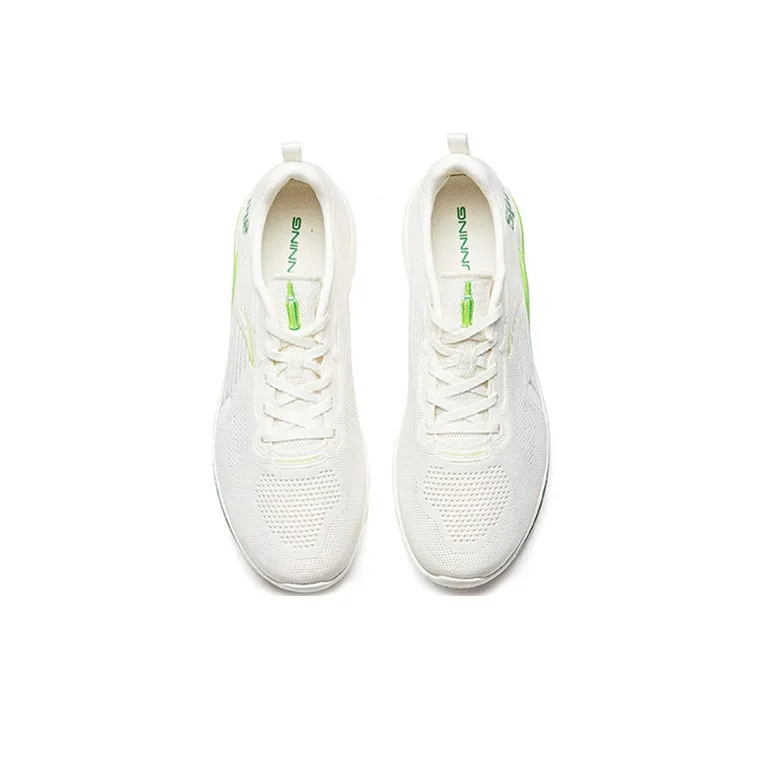 Anta Hydrogen Run II Cushioning Wear-Resistant Low-Top Running Shoes Men's Ivory White-2