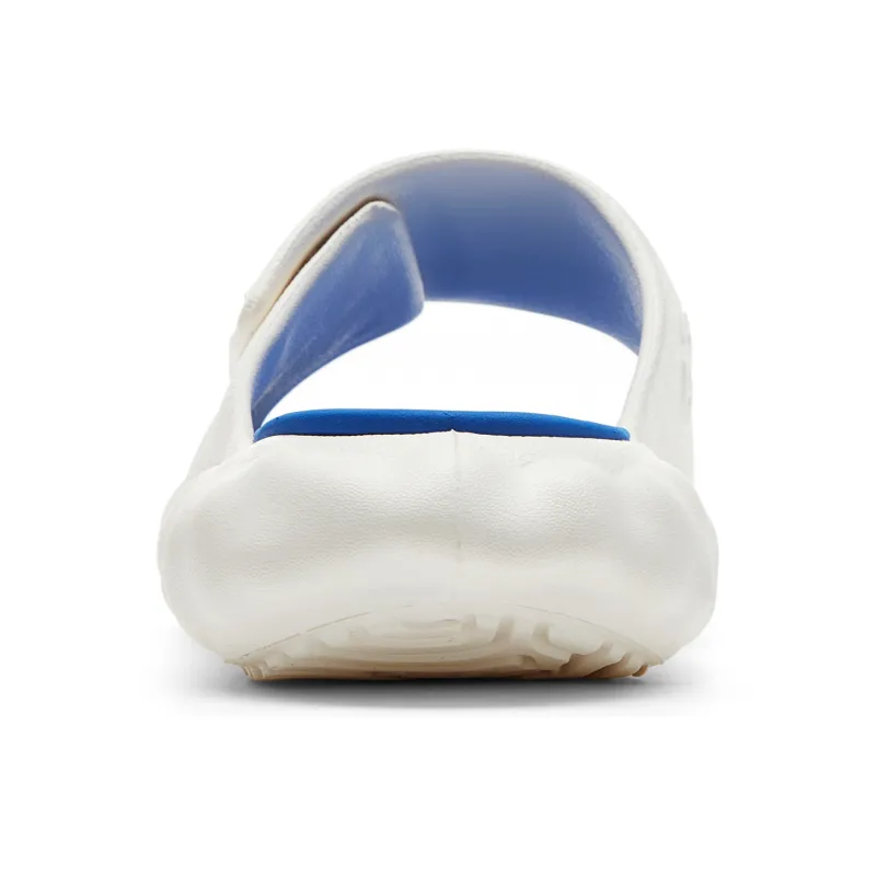 PEAK State Pole Cloud Slide Slippers Women's Ecru Colorful Blue-4