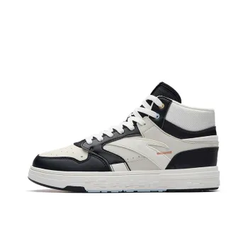 Anta Street Naughty High Top Skateboard Shoes Women's Black Gray