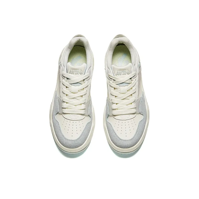 Anta C37 Series Height Increasing Lightweight Low-Top Skateboard Shoes Women's Phantom Blue-2