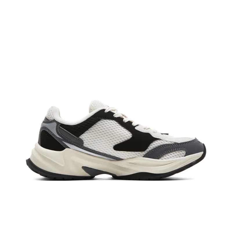 PEAK Taichi Source Return 2.0 Cushioning Lightweight Height Increasing Rebound Low Top Casual Shoes Women's Ecru Black-1
