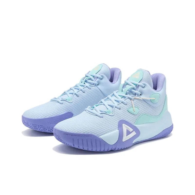 PEAK Sharp Marks Basketball Shoes Men Low Top Blue/Purple-2