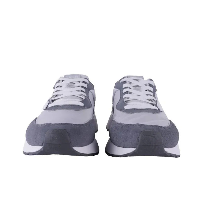 Anta HERITAGE 70 Anti Slip Wear Resistant Low Top Casual Shoes Men's Gray White-4