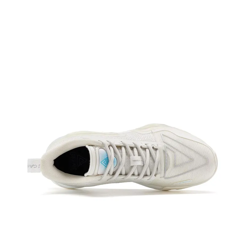PEAK Surfing The Big Triangle 2.0 Anti Slip Wear Resistant Low Top Basketball Shoes Women's Beige-3