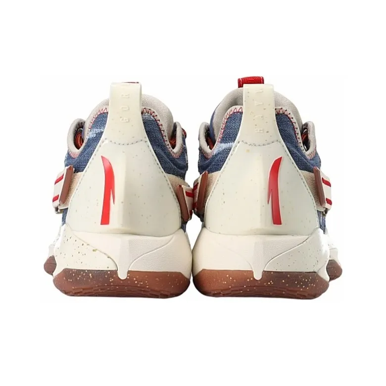 ANTA GH3 Basketball Shoes Men Low Top Denim Blue/White/Red-3