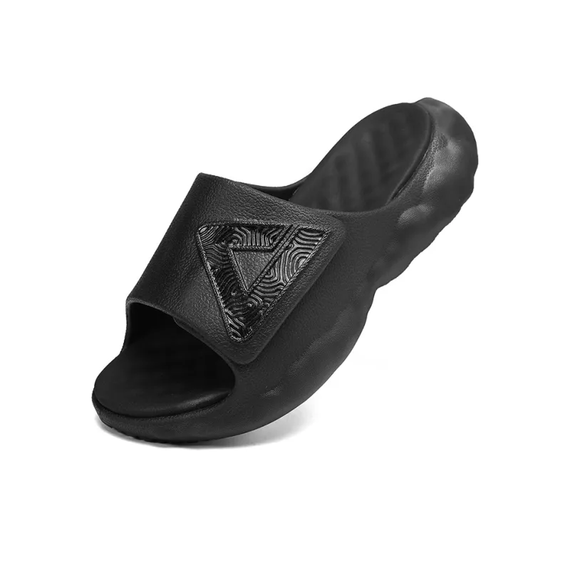 PEAK State Pole Cloud Slide Slippers Men's All Black-7