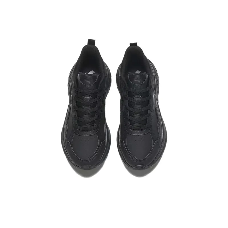 Anta The City Cushioning Anti Slip And Wear Resistant Low Top Casual Shoes Women's Black-1
