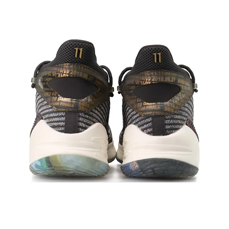 Anta KT4 Pro Thompson Cushioning Support Mid Top Performance Basketball Shoes Men's Black-3