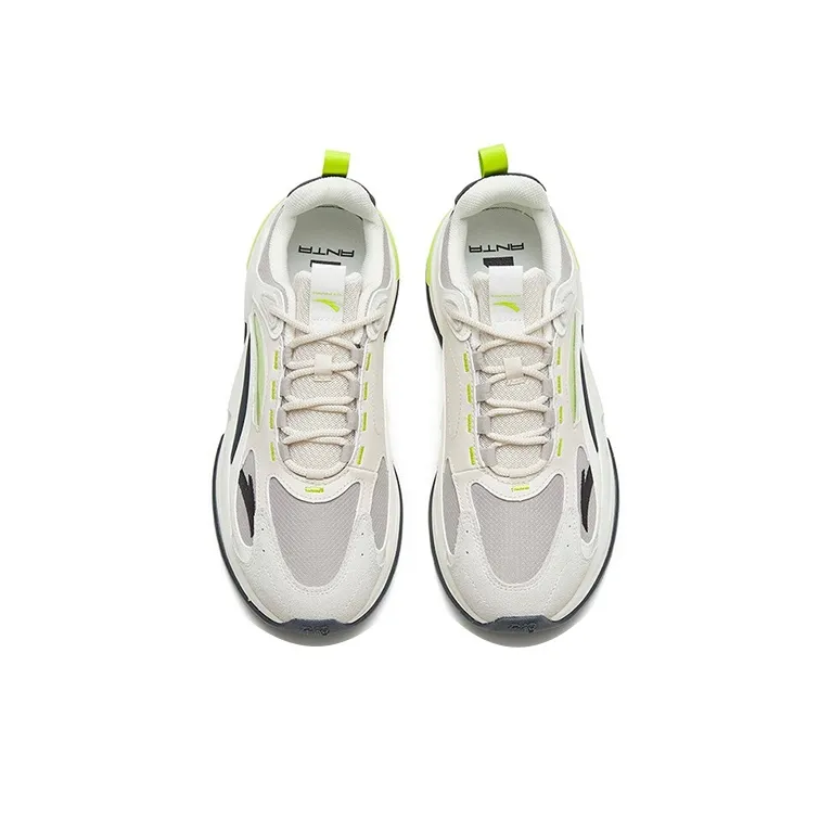 Anta Millennium 5.0 Lightweight And Wear-resistant Low-Top Sports Casual Shoes Men's White Gray-3