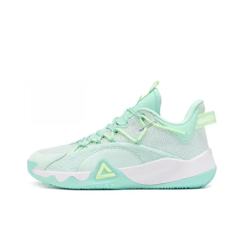 PEAK Sonic Strike Cushioning, Slip Resistant, And Abrasion Resistant Low Top Basketball Shoes Men's Salty Lemon Seven