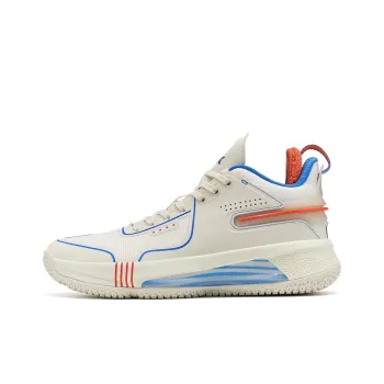PEAK Flash 4 Anti Slip Wear Resistant Mid Top Basketball Shoes Men's Ecru