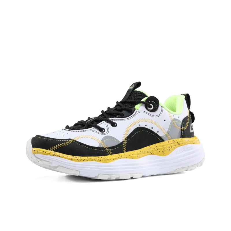 PEAK Taichi Lightweight And Breathable Low Top Running Shoes Men's White Black-1
