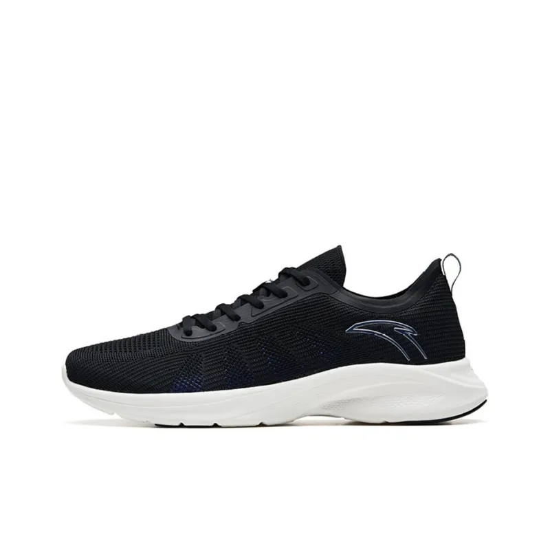 Anta Hydrogen Run III Cushioned Anti Slip Wear Resistant Breathable Lightweight Low Top Running Shoes Men's Black-0