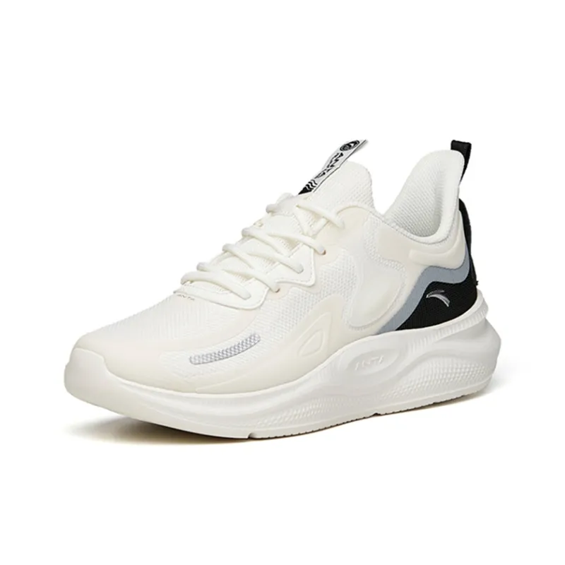 Anta Ling Yun 2 Slip Resistant, Abrasion Resistant, Breathable Low Top Running Shoes Men's White Black-2