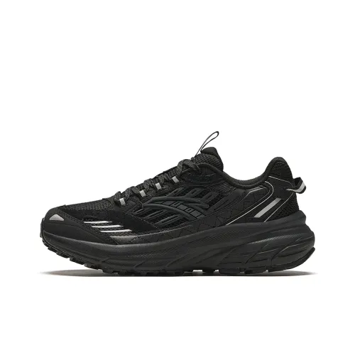 ANTA AT957 Running Shoes Women's Low-Top Black/Silver