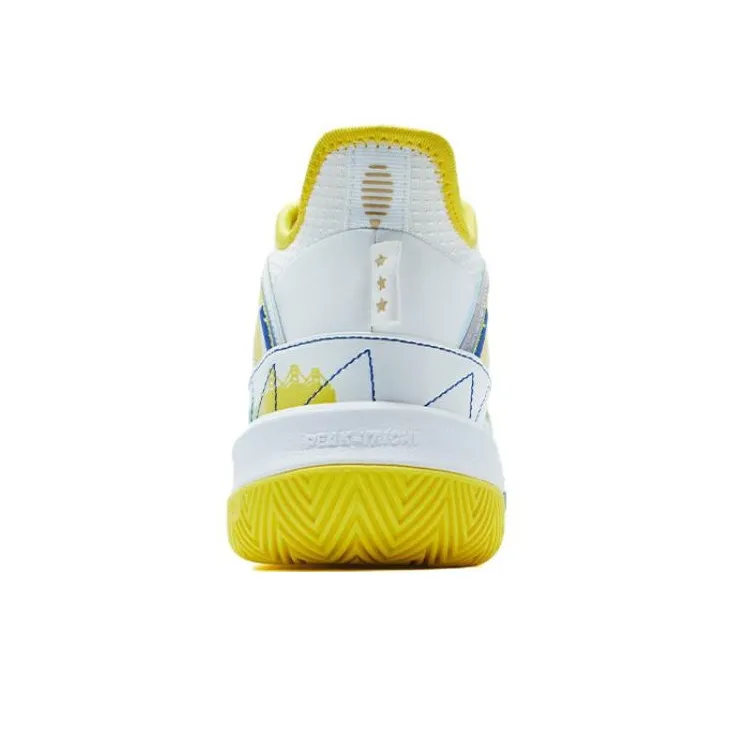 PEAK State Extremely Large Triangle 1.0 Basketball Shoes Men Mid Top Baymax/Sparkling Yellow-3