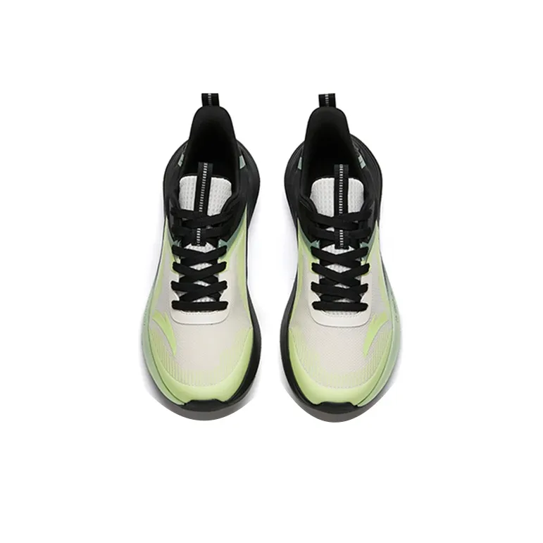 Anta DuCi1 Anti Slip And Wear Resistant Breathable Low Top Sprint Running Shoes Men's White Green Black-3