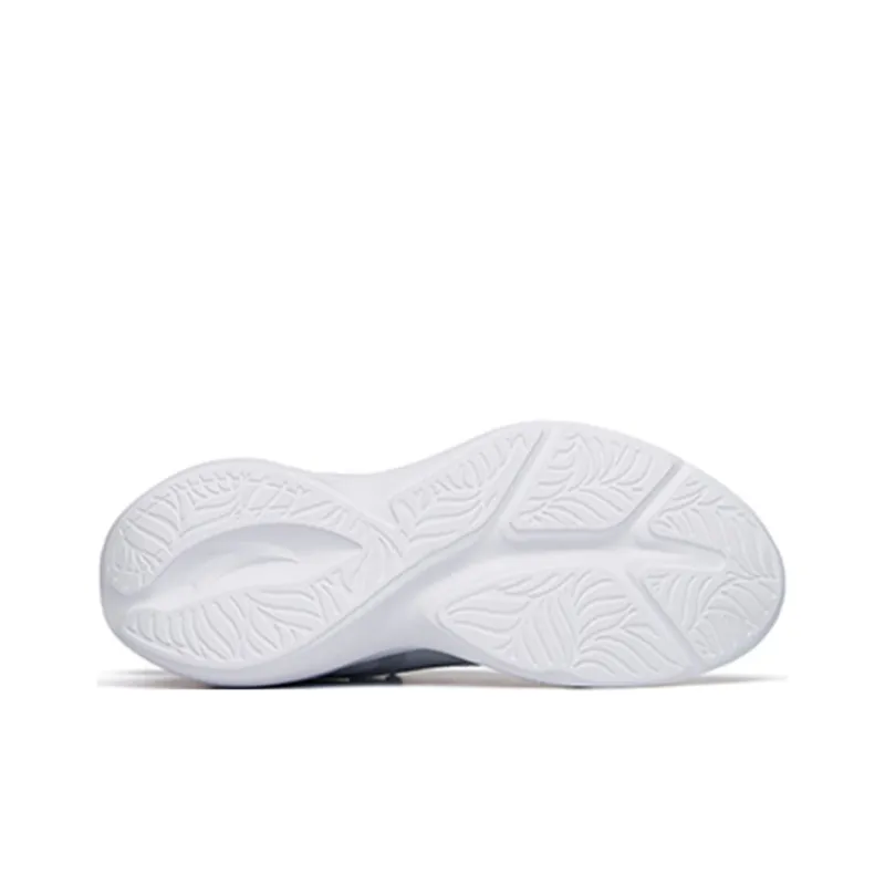 Anta Leaves 2.0 Cushioning Anti-Slip And Wear-Resistant Low-Top Running Shoes Women's Gray White Silver-5