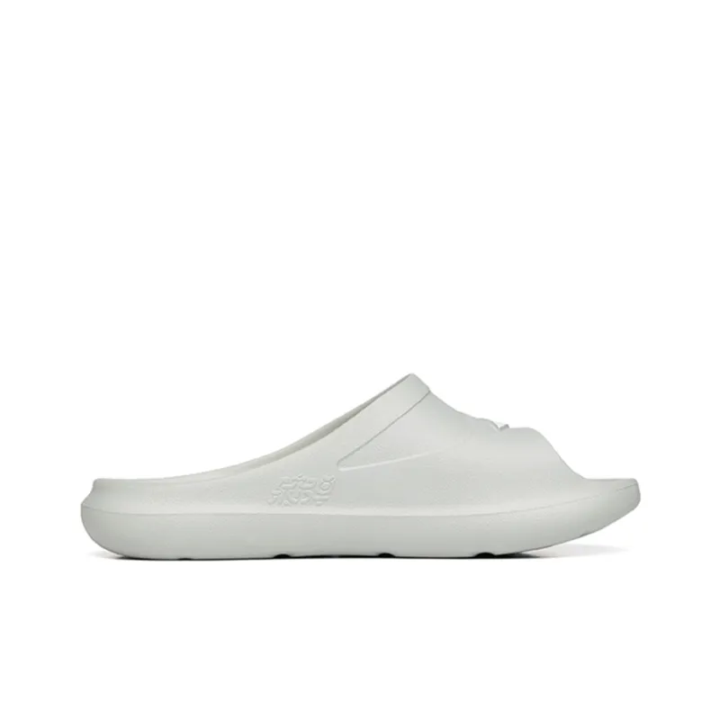 Anta C37 Series Slide Slippers Men's Gray White-1