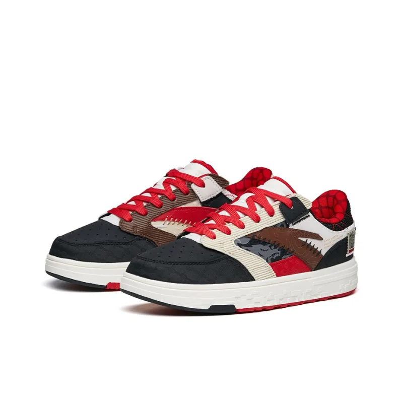 Anta Street Naughty Low Top Skateboard Shoes Men's Red-2