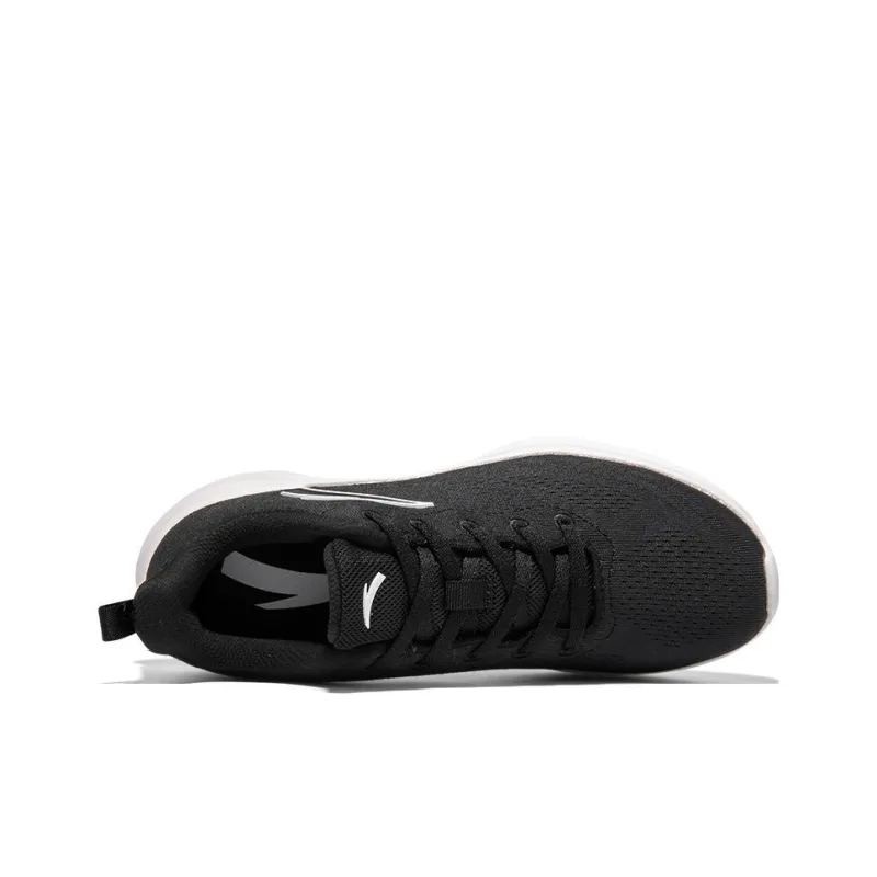Anta Hydrogen Run Anti Slip And Wear Resistant Breathable Low Top Running Shoes Women's Black Gray Color-1