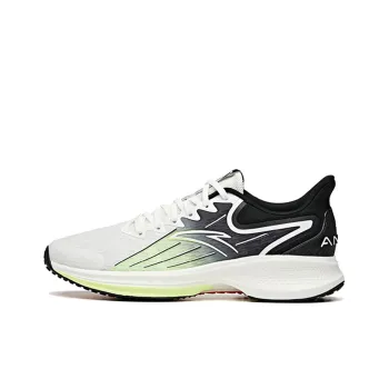 Anta Gazelle 1.0 Cushioning Anti Slip Wear Resistant Breathability Low Top Running Shoes Men's White Black Green