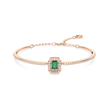 Swarovski Una Cubic Zirconia, Crystal, Rose Gold plated Bangles Women's Gold