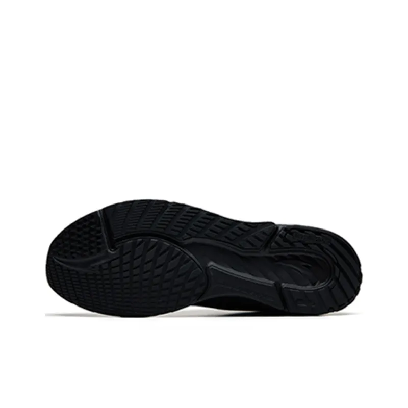 ANTA Asphalt Road Fighter 1.0 Running Shoes Men Low Top Black/Silver-4
