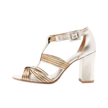 Sarah Chofakian Isabella Blow Strap Sandals 7.5cm Women's Silver