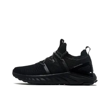 PEAK State Pole 1.0 Plus Cushioning, Slip Resistant, And Abrasion Resistant Low Top Running Shoes Men's Black