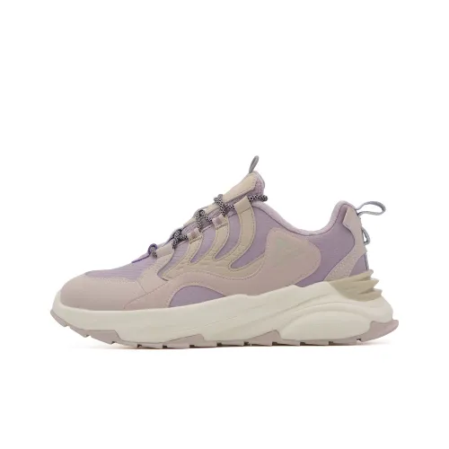 PEAK Qingyi Running Shoes Women's Low-Top Misty Imitation Purple