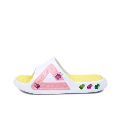 PEAK Tai Ji1.0 Slide Slippers Unisex White/Pink Yellow