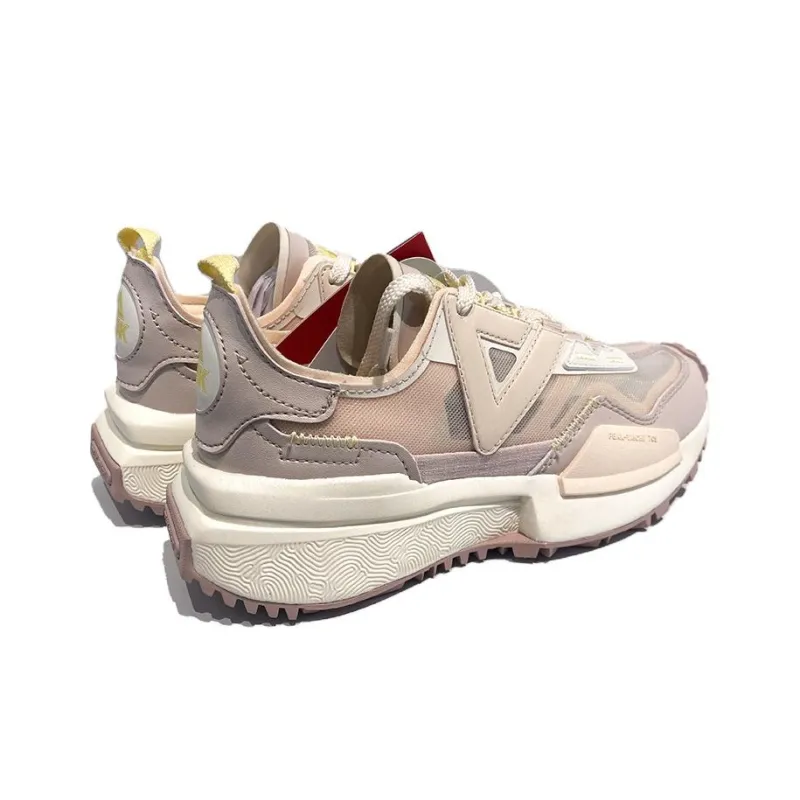 PEAK 70S Cushioning, Wear Resistant Low Top Chunky Sneakers Women's Camel Gray-2