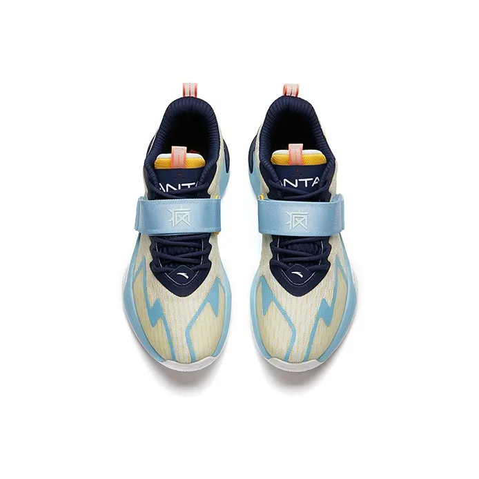 Anta Hengsao3 Cushioning Anti-Slip And Wear-Resistant Low-Top Basketball Shoes Green-2