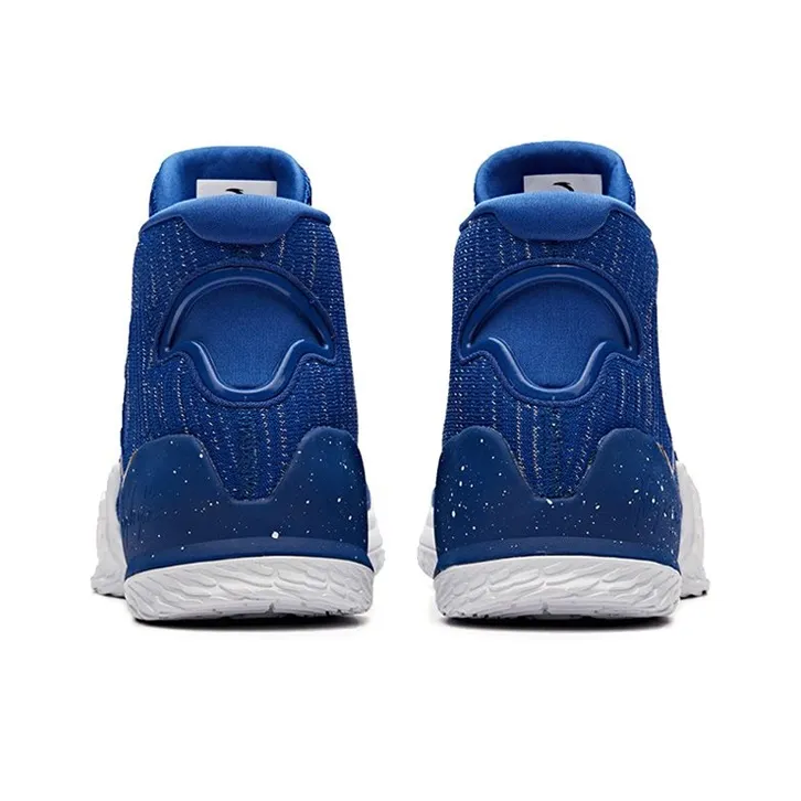 Anta KT3 Thompson High Top Basketball Shoes Men's Blue White Gold-3