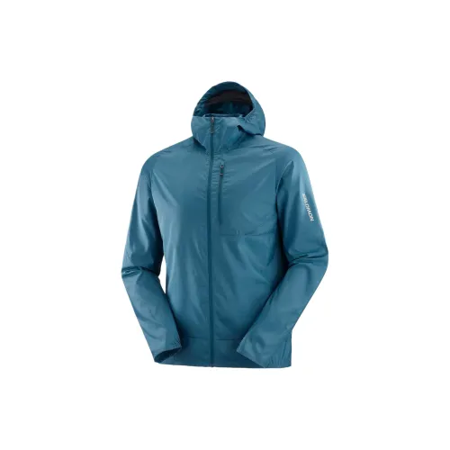 SALOMON Jackets Men Blue