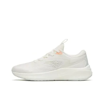 Anta Road Run Cushioning Anti Slip And Wear Resistant Low Top Running Shoes Women's White Green Pink