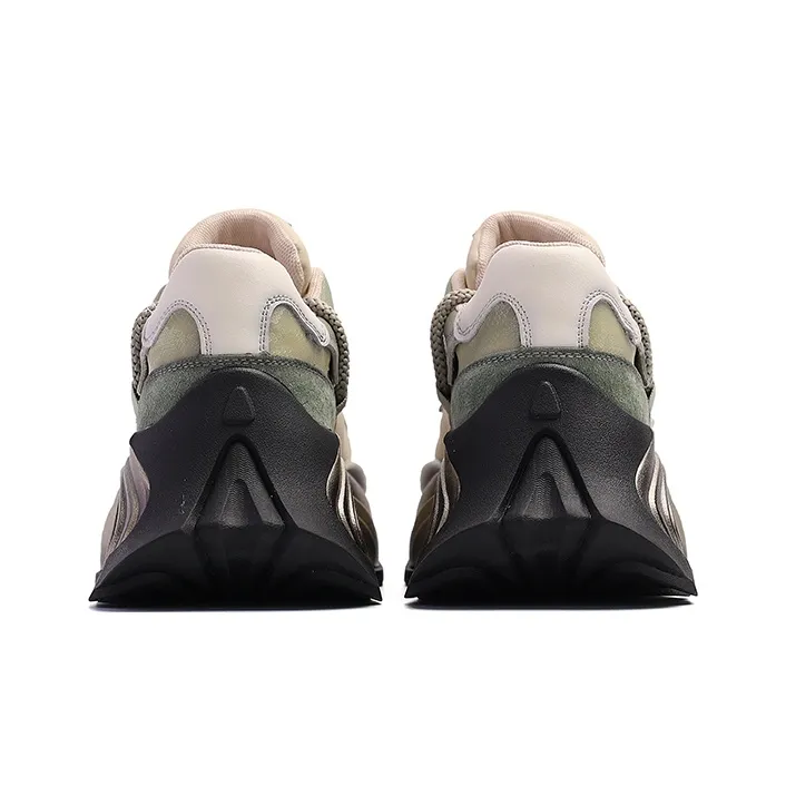 BURGELY Anti Slip Wear Resistant Low Top Chunky Sneakers Women's-4