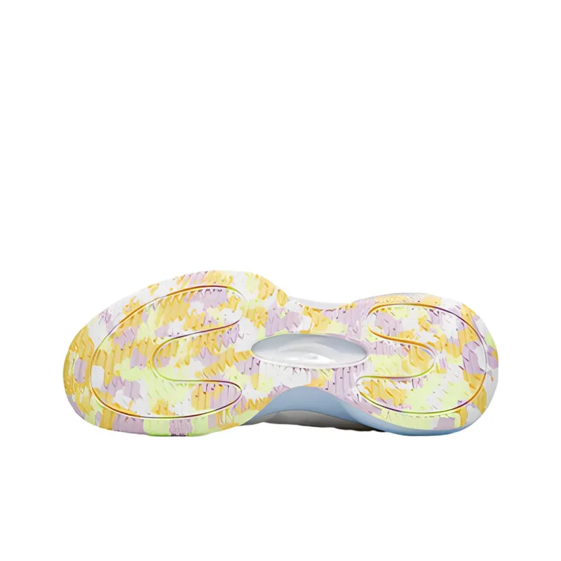 ANTA Cement Busters Basketball Shoes Men Low Top Ivory White/Light Yellow-5