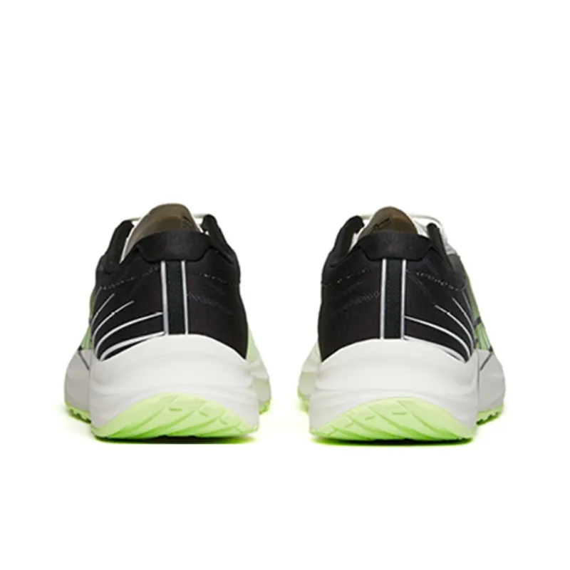 Anta Asphalt Road Fighter 1.0 Durable Breathable Low Top Running Shoes Men's White Green Black-4
