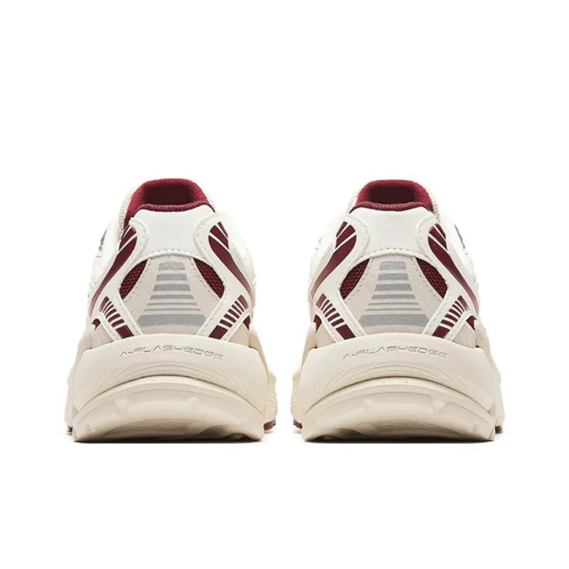 Anta Millennium 6 Anti Slip Wear Resistant Low Top Casual Shoes Women's Beige Red-3